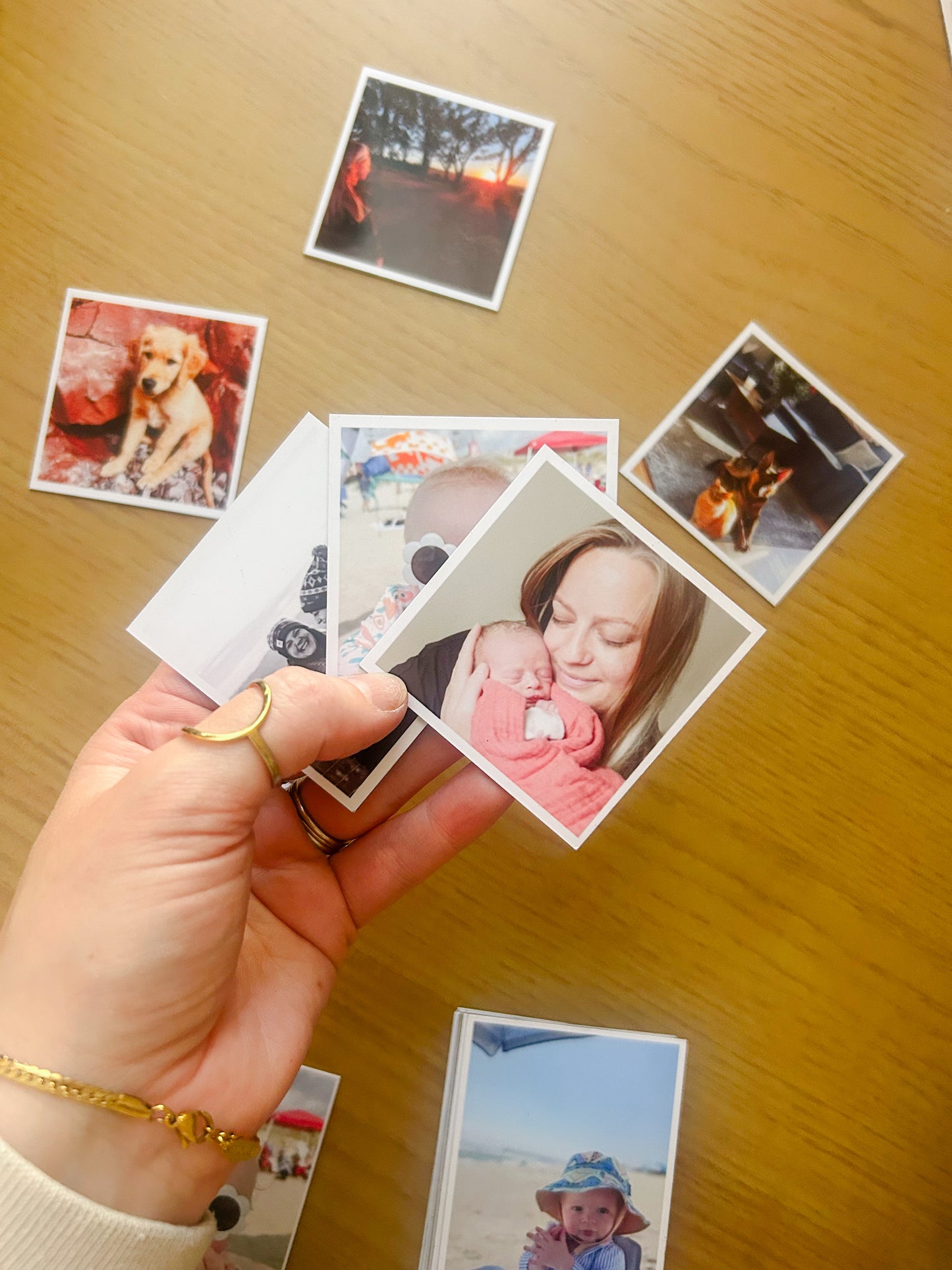 Small 2.5 X 2.5in Custom Photo Magnets