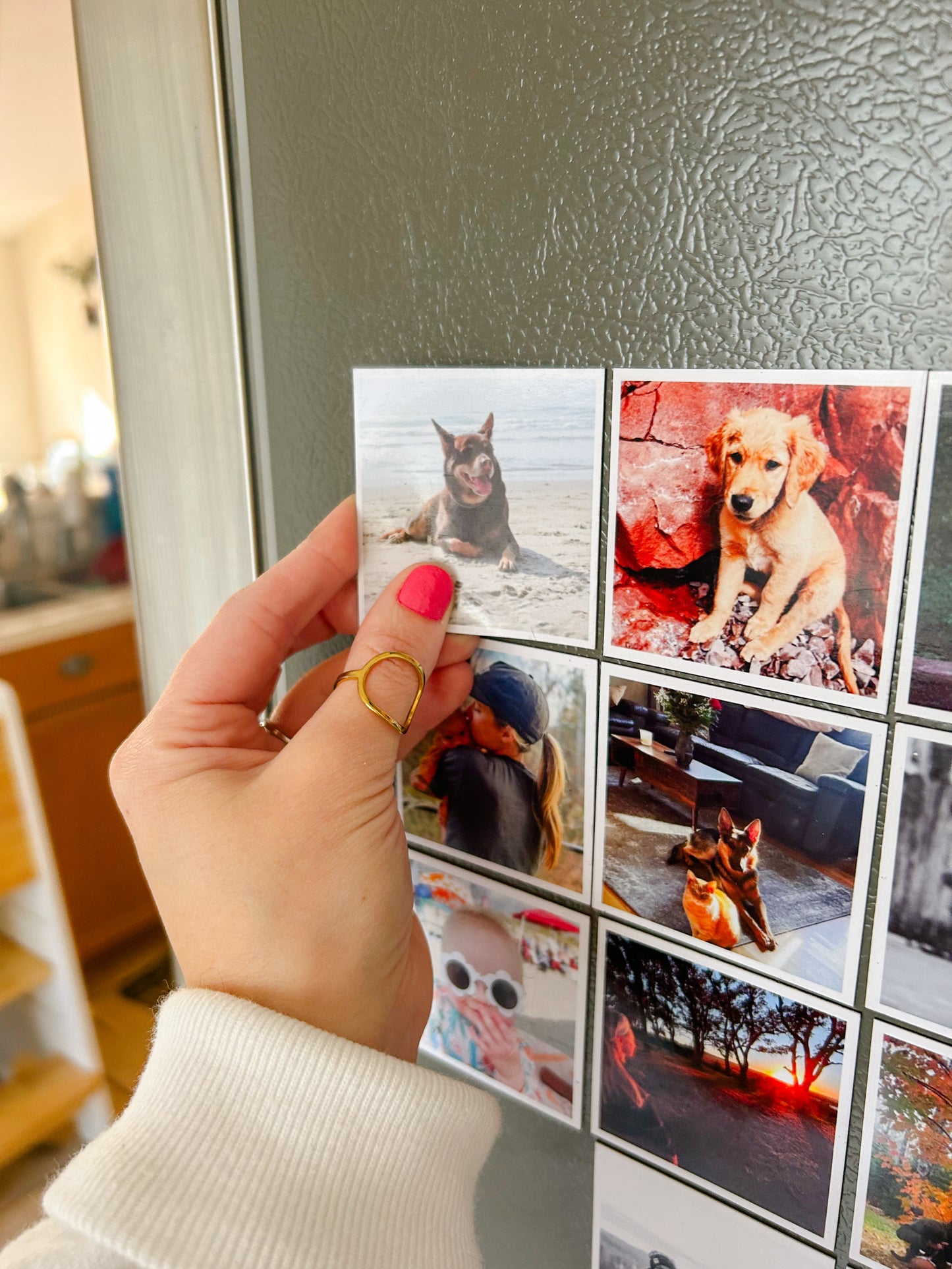 Small 2.5 X 2.5in Custom Photo Magnets