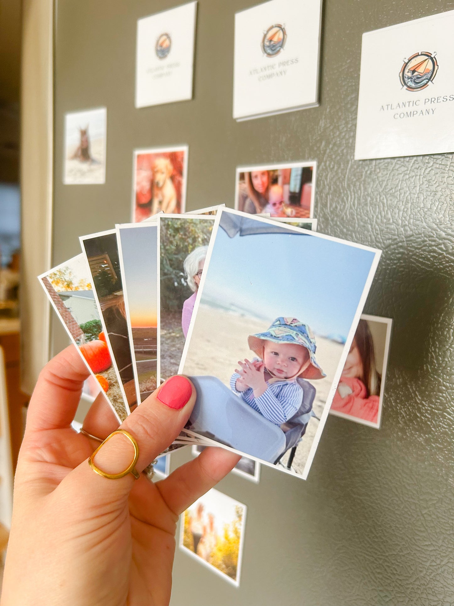 8 Medium 2.75 x 3.5 inches Custom Photo Magnets